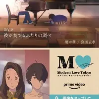 Постер аниме Современная любовь в Токио: Он играет нашу песню